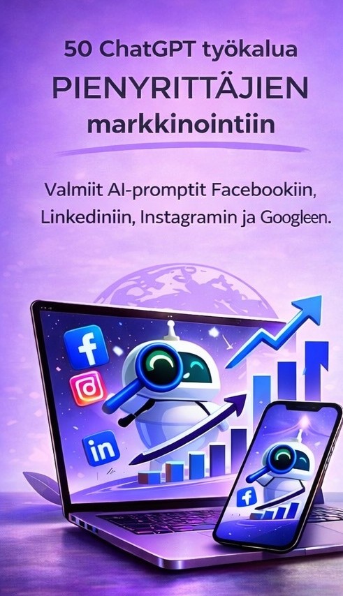 50 ChatGPT työkalua pienyrittäjien markkinointiin